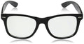 High Quality Retro Nerd Dork Fashion Glasses Black Frame Clear Lens Buddy Clark by HalloweenStore.com