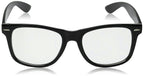 High Quality Retro Nerd Dork Fashion Glasses Black Frame Clear Lens Buddy Clark by HalloweenStore.com
