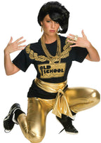 Gold Lame' Shiny Leggings 70's Disco or 80's Old School Costume Accessory by HalloweenStore.com