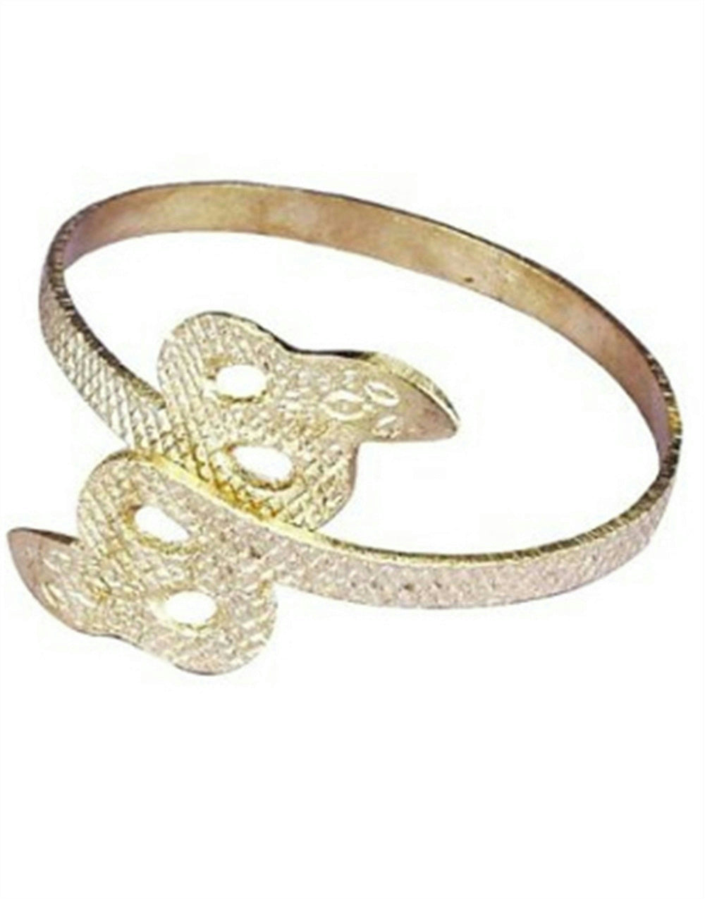Gold Metal Snake Egyptian Cleopatra Armband Bracelet Costume Jewelry Accessory by HalloweenStore.com