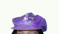 Purple Shiny Iridescent Vinyl Go Go Girl 60s 70s Cap Costume Hat by HalloweenStore.com