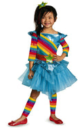 80's Flashback Rainbow Colorful Cutie Girls Tutu Child Costume Small 4-6x by HalloweenStore.com
