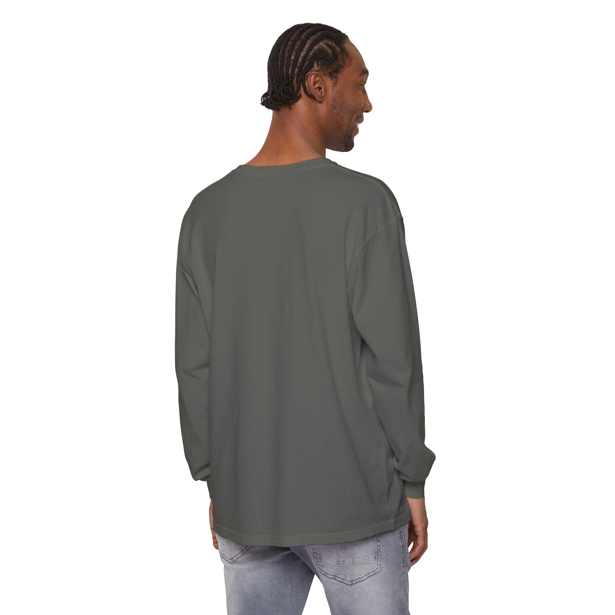 Halloween Magic Long Sleeve Tee — "No Bodies Required" Ghosts Design by Printify