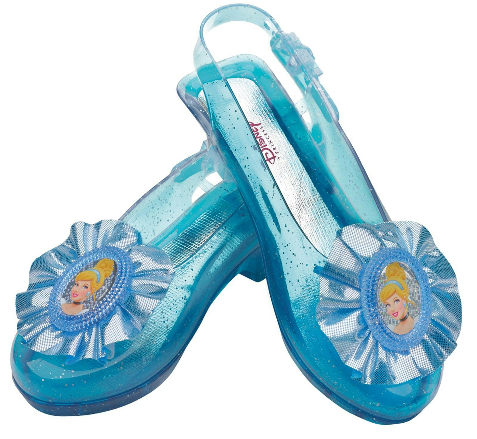 Disguise Disney Princess Cinderella Sparkle Shoes One Size Child Play Dress Up by HalloweenStore.com
