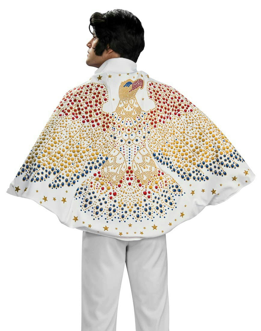 Rubie's 30 Inch Elvis Cape with Screen Printed Eagle Design Costume Accessory by HalloweenStore.com