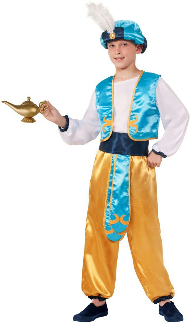 Gold Plastic Genie Lamp Prop Costume Accessory by HalloweenStore.com