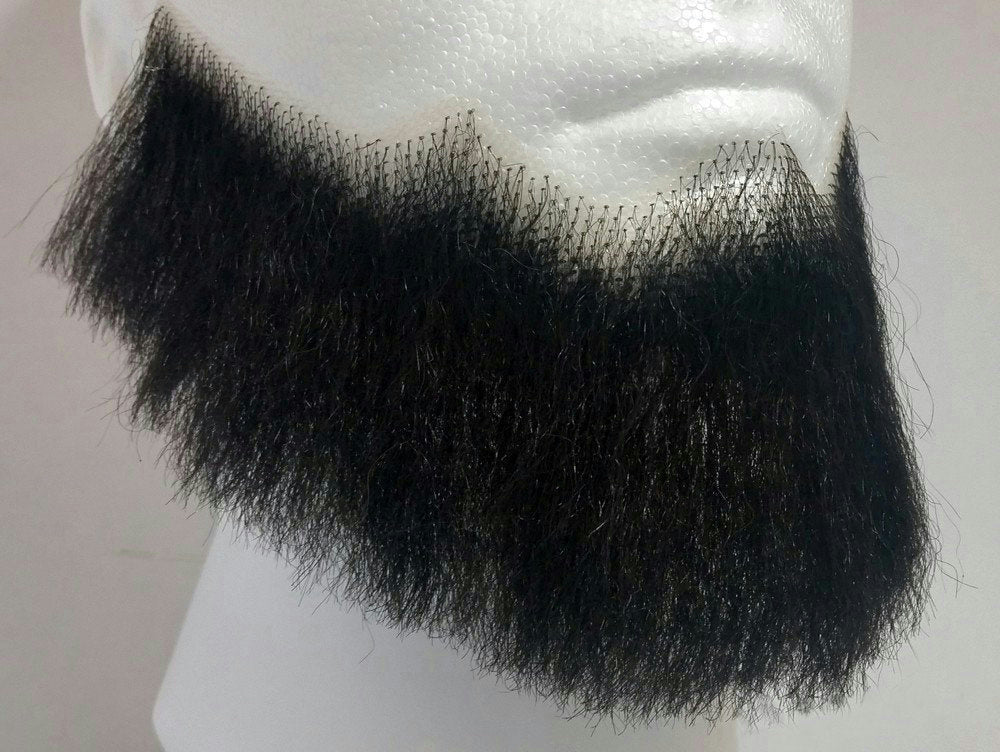 Human Hair Full Character Professional Costume Beard 2024 by HalloweenStore.com