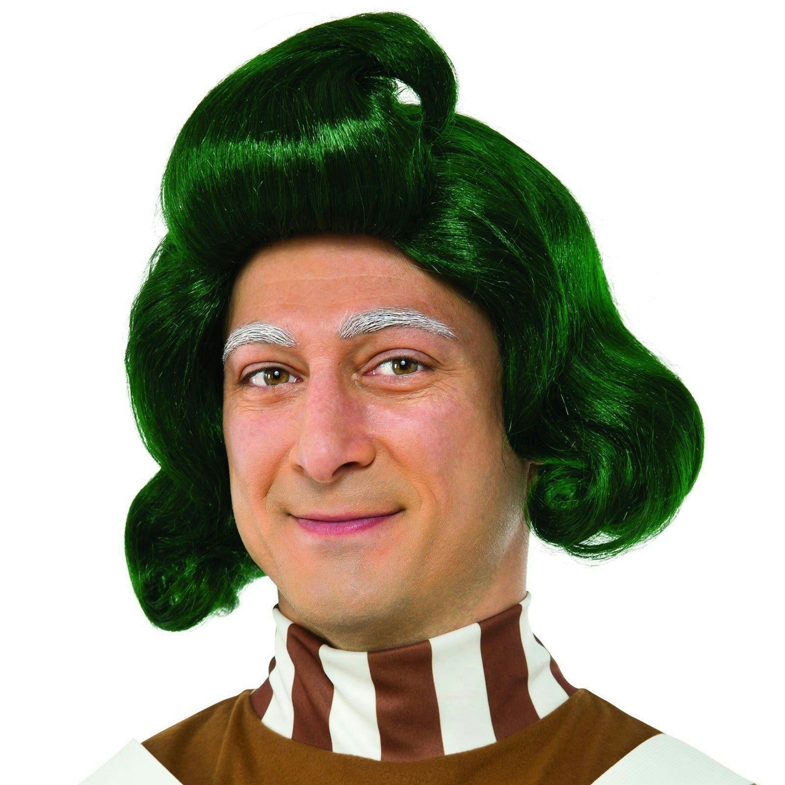 Willy Wonka and the Chocolate Factory Green Oompa Loompa Wig by HalloweenStore.com