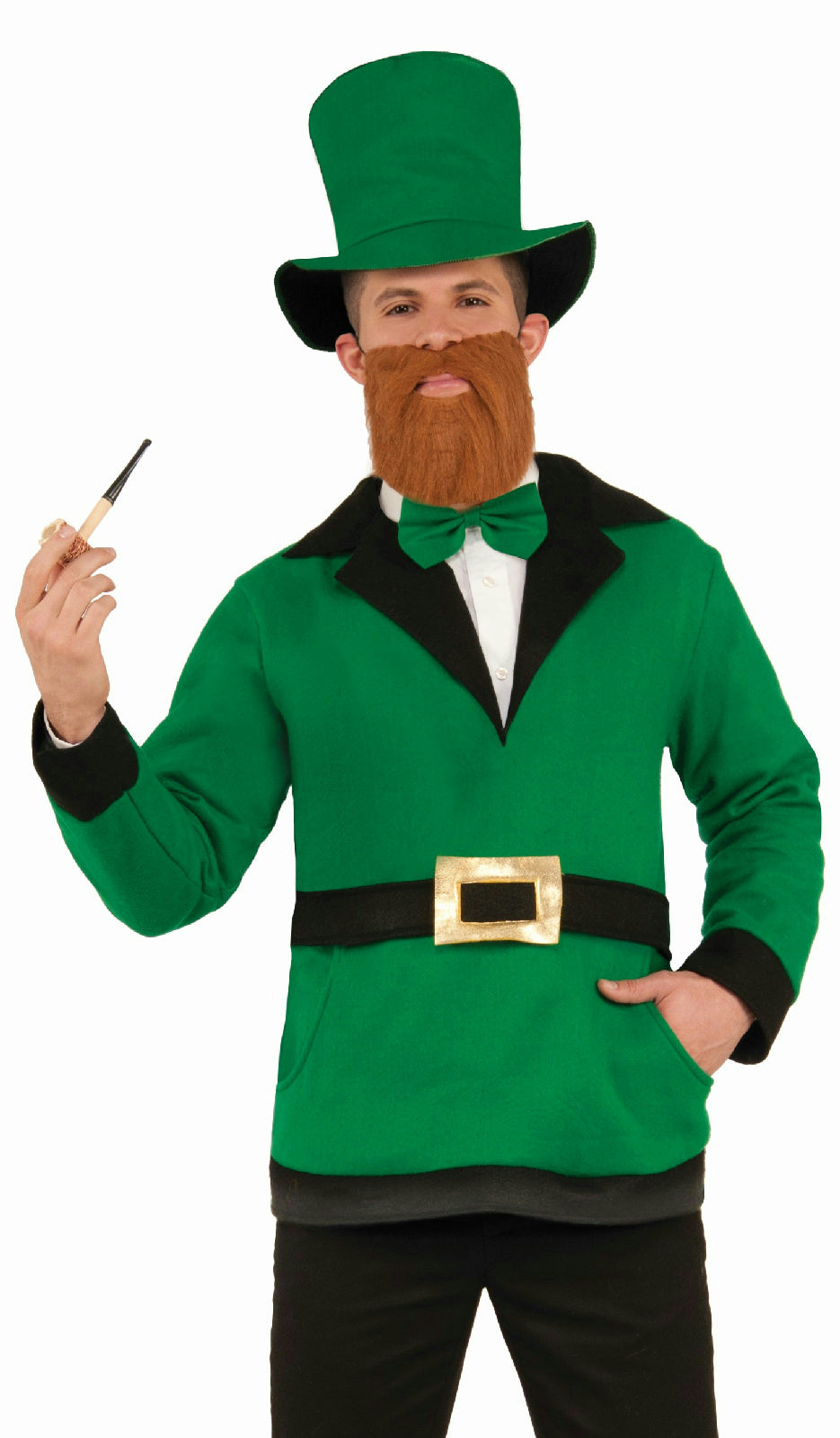 Forum Novelties Adult Leprechaun Pullover Hat Bow Tie Costume Accessory Set by HalloweenStore.com