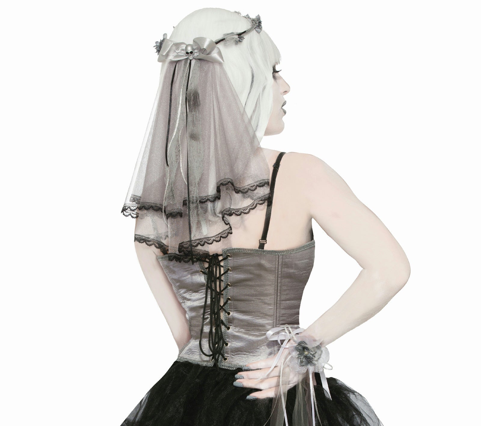 Forum Novelties Women's Ghostly Spirits Veil Halo Headpiece Costume Accessory by HalloweenStore.com