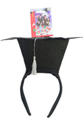 Mini Black Graduation Grad Hat Headband Costume Prop Accessory Celebration by HalloweenStore.com