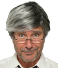 Gray Silver Old Man Dad Costume Wig by HalloweenStore.com