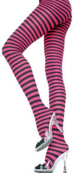 Wild Stripes Wide Striped Tights for Women by HalloweenStore.com