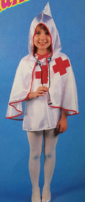 Forum Novelties White Nurse Costume with Hooded Cape Size Large 12-14 by HalloweenStore.com