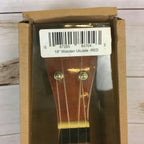 18" Wooden Ukulele Red Floral Hawaiian Print Tropical Party Accessory by HalloweenStore.com