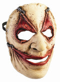 Piercing Frontal Face Mask Hooked Gruseome Stretched Wide Eyes Mouth Halloween by HalloweenStore.com