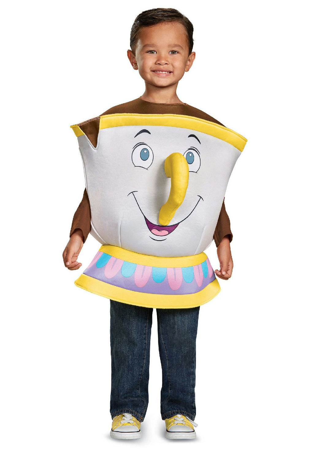 Disney's Beauty and the Beast Chip Deluxe Toddler Costume for Kids up to Size 6 by HalloweenStore.com