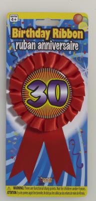 Birthday Winner Ribbon Award Accessory by HalloweenStore.com