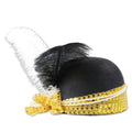 Sequined Flapper Hat Adult Roaring 20s Gatsby Costume Black Gold by HalloweenStore.com