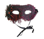 Creepy Spider Dripping Blood Burlap Eye Mask Costume Accessory by HalloweenStore.com
