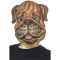 Smiffy's Dog Bulldog EVA Foam Costume Animal Mask One Size Fits Most by HalloweenStore.com