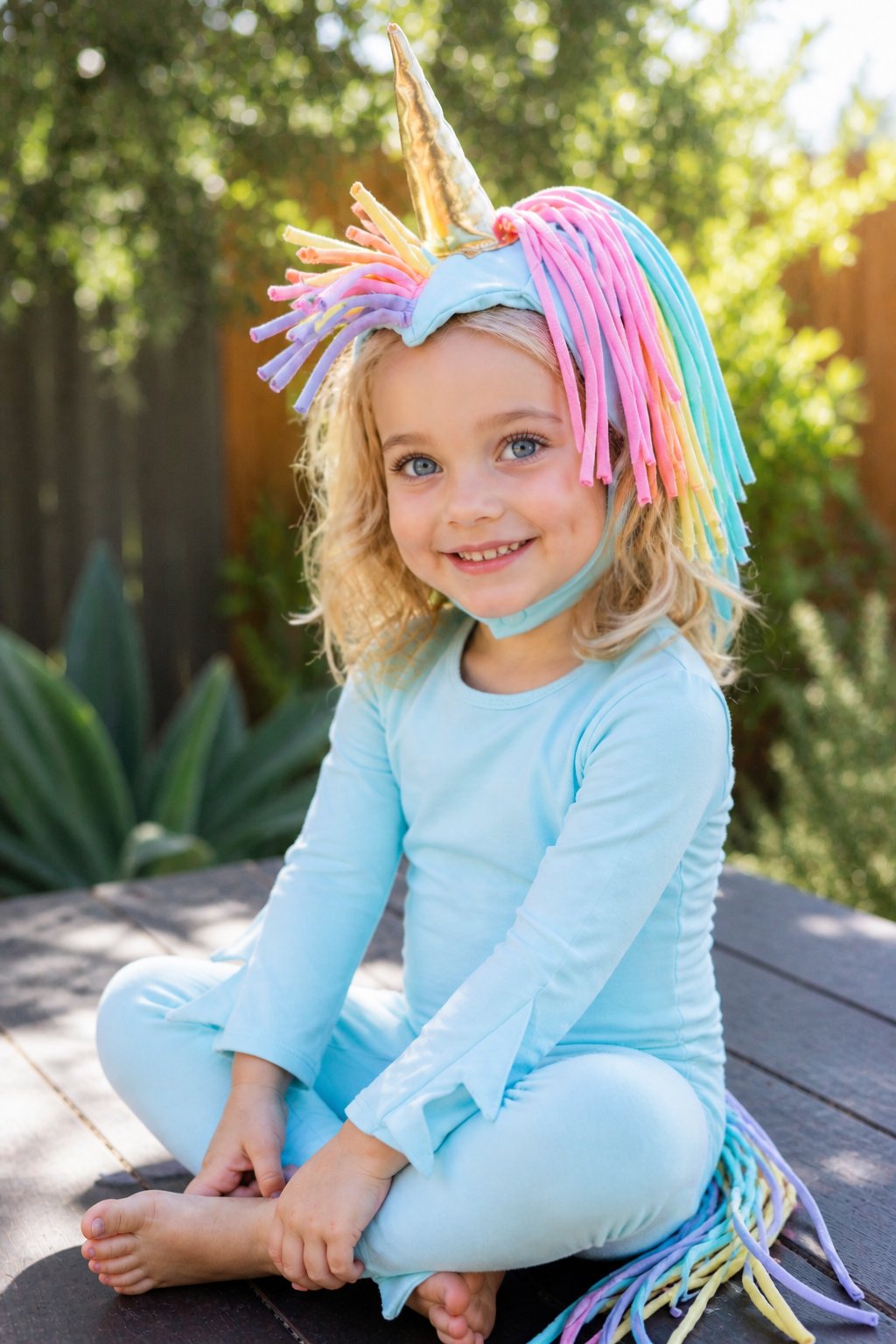 Sky Blue Unicorn Halloween Costume by Band of the Wild