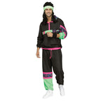 Fun World Male 80's Retro Sweat Track Suit Adult Mens Costume Standard Size by HalloweenStore.com