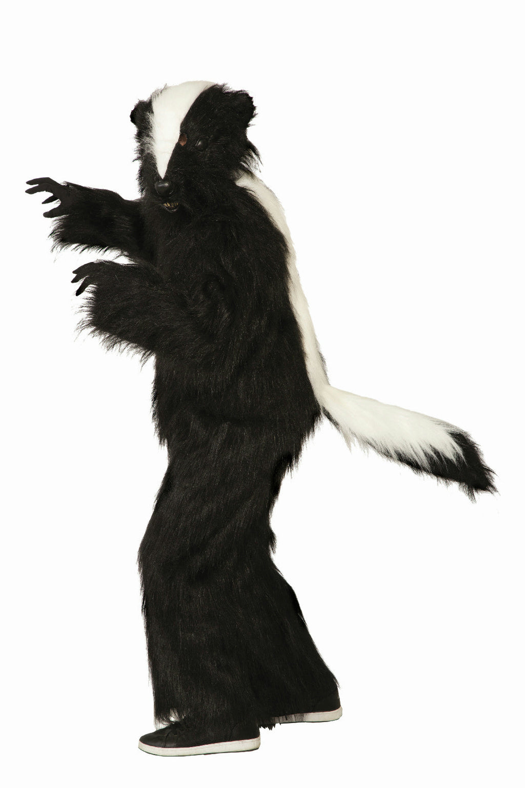 Skunk Adult Mascot Costume by HalloweenStore.com