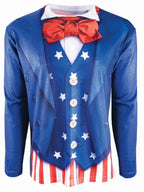 Instantly Patriotic Realistic Uncle Sam Sublimation T-Shirt Adult Size Medium by HalloweenStore.com