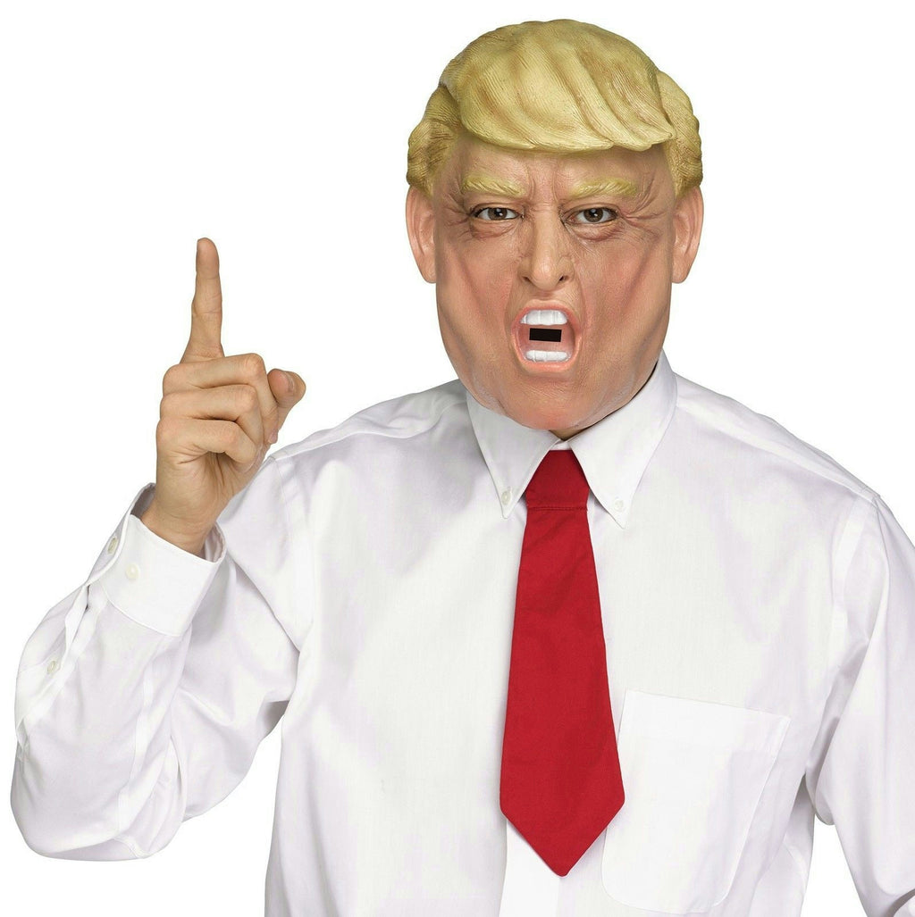 Fun World Combover Candidate Trump The Prez Mask Costume Accessory by HalloweenStore.com