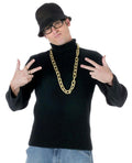 Adult 1980s Old School Rapper Halloween Costume Accessory Kit Run DMC Hip Hop by HalloweenStore.com