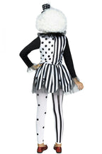 Black White Girls Killer Clown Costume Child by HalloweenStore.com