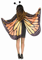 Fun World Women's Fluttery Monarch Butterfly Adult Costume S/M 2-8 by HalloweenStore.com