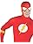 DC Comics The Flash 2nd Skin Suit Adult Costume by HalloweenStore.com