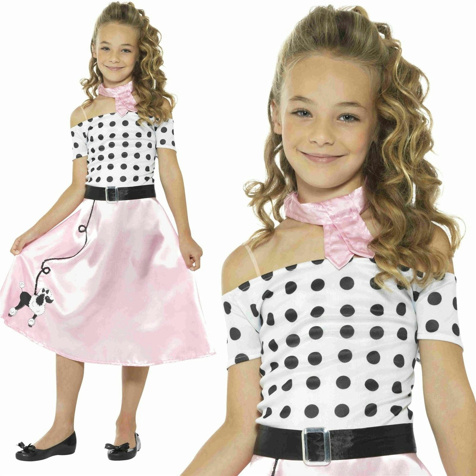 Smiffy's 50's Poodle Girl Child Costume Sz Large by HalloweenStore.com