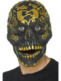 Smiffy's Deluxe Masquerade Skull Mask Foam Latex Halloween Costume Accessory by HalloweenStore.com