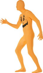 Pumpkin Second Skin Adult Costume Size Small by HalloweenStore.com