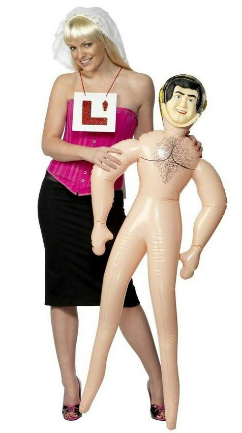 Inflatable Novelty 5' Blow Up John Doll Date Joke Gag by HalloweenStore.com