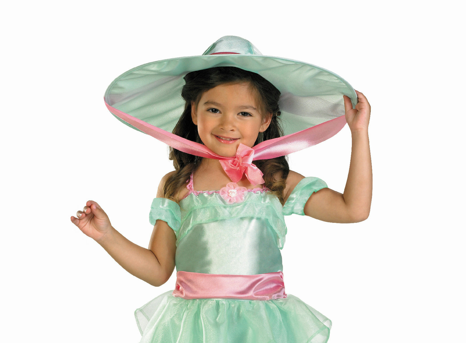 Turquoise Southern Belle Child Deluxe Costume Small 4-6 by HalloweenStore.com