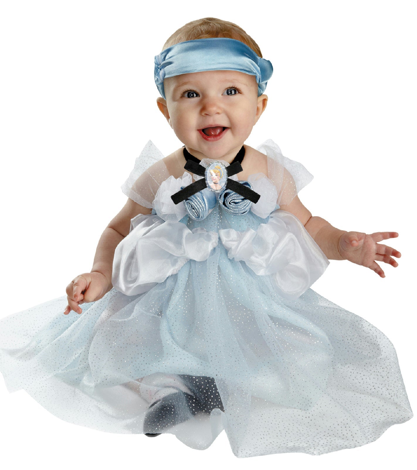 Cinderella Deluxe Infant Dress Up Costume 12-18 Months by HalloweenStore.com