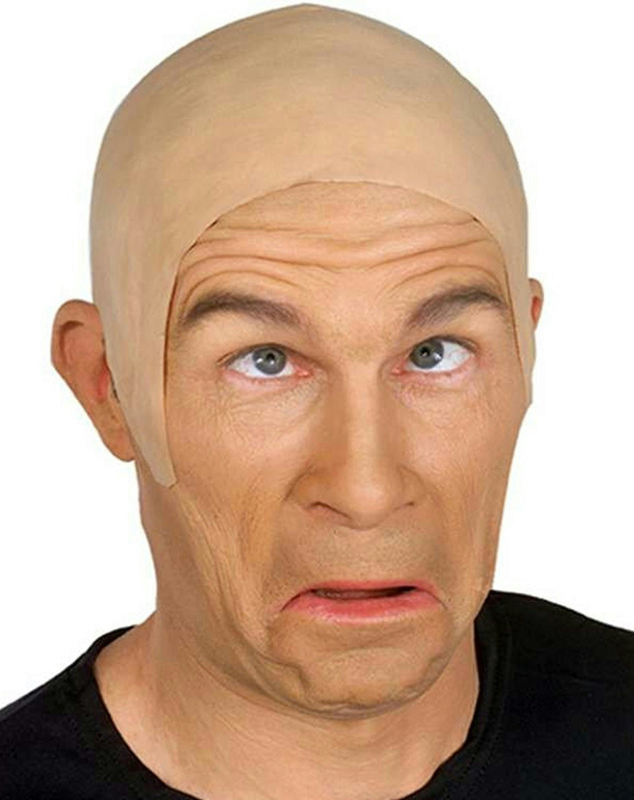 Economy Bald Head Wig Cap Skinhead by HalloweenStore.com