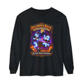 Halloween Magic Long Sleeve Tee — "No Bodies Required" Ghosts Design by Printify