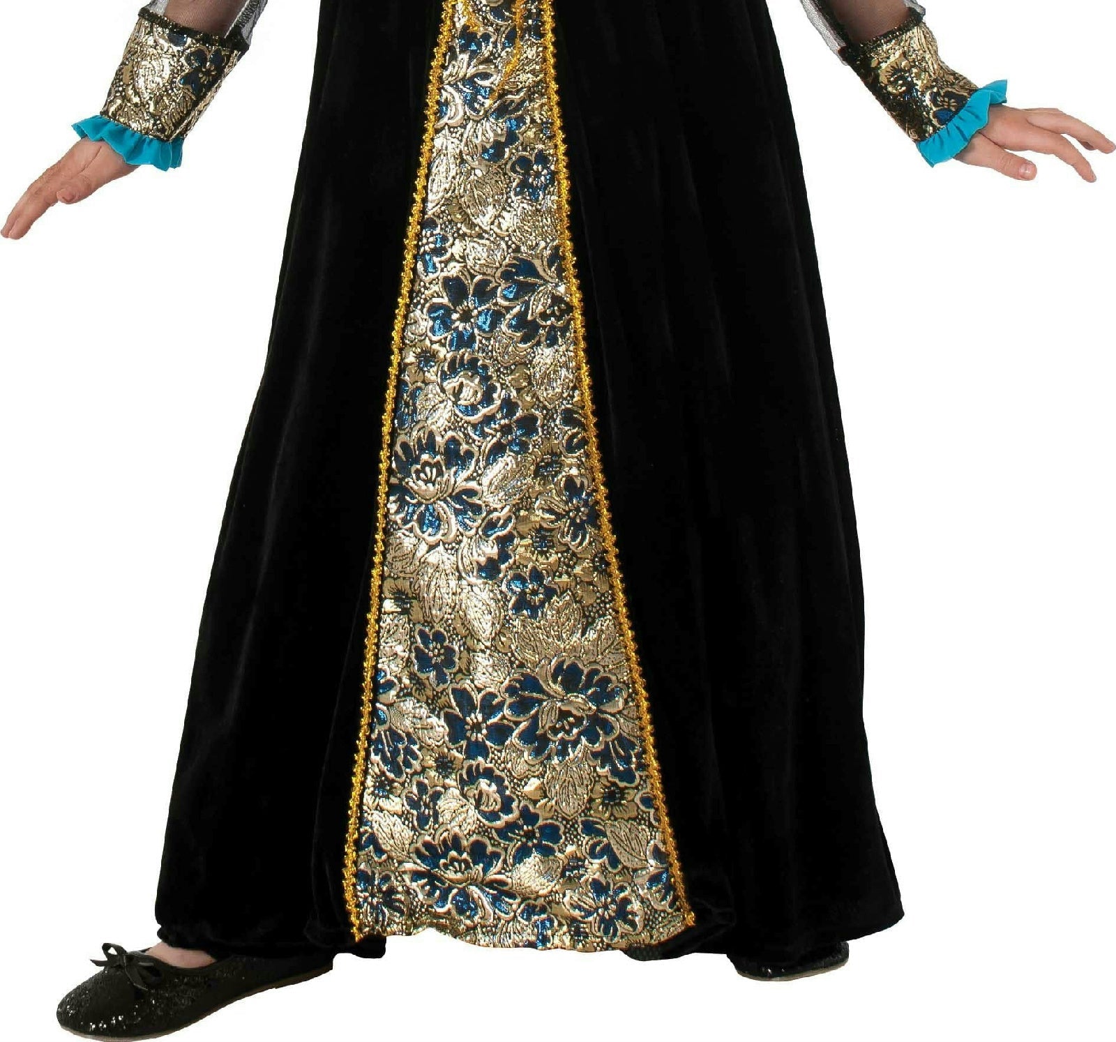 Black Camelot Princess Child Costume Dress and Tiara Size Small 4-6 by HalloweenStore.com