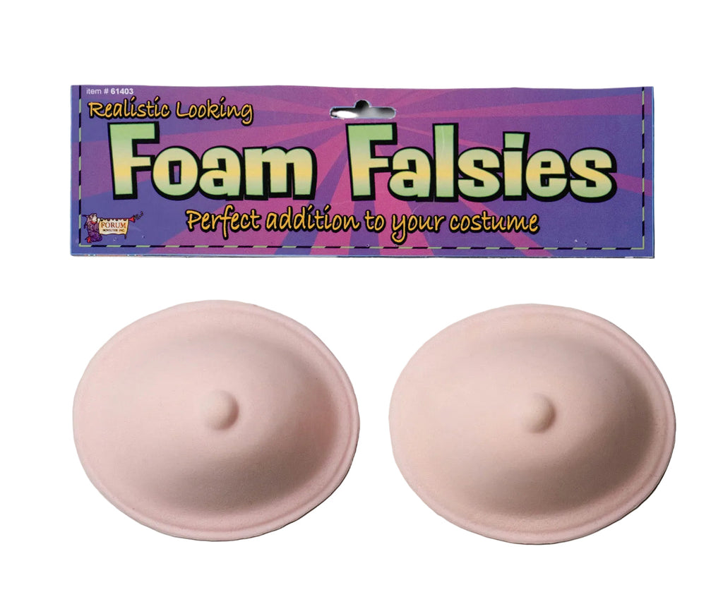 Foam Boobs Falsies Fake Breasts Bra Inserts by HalloweenStore.com