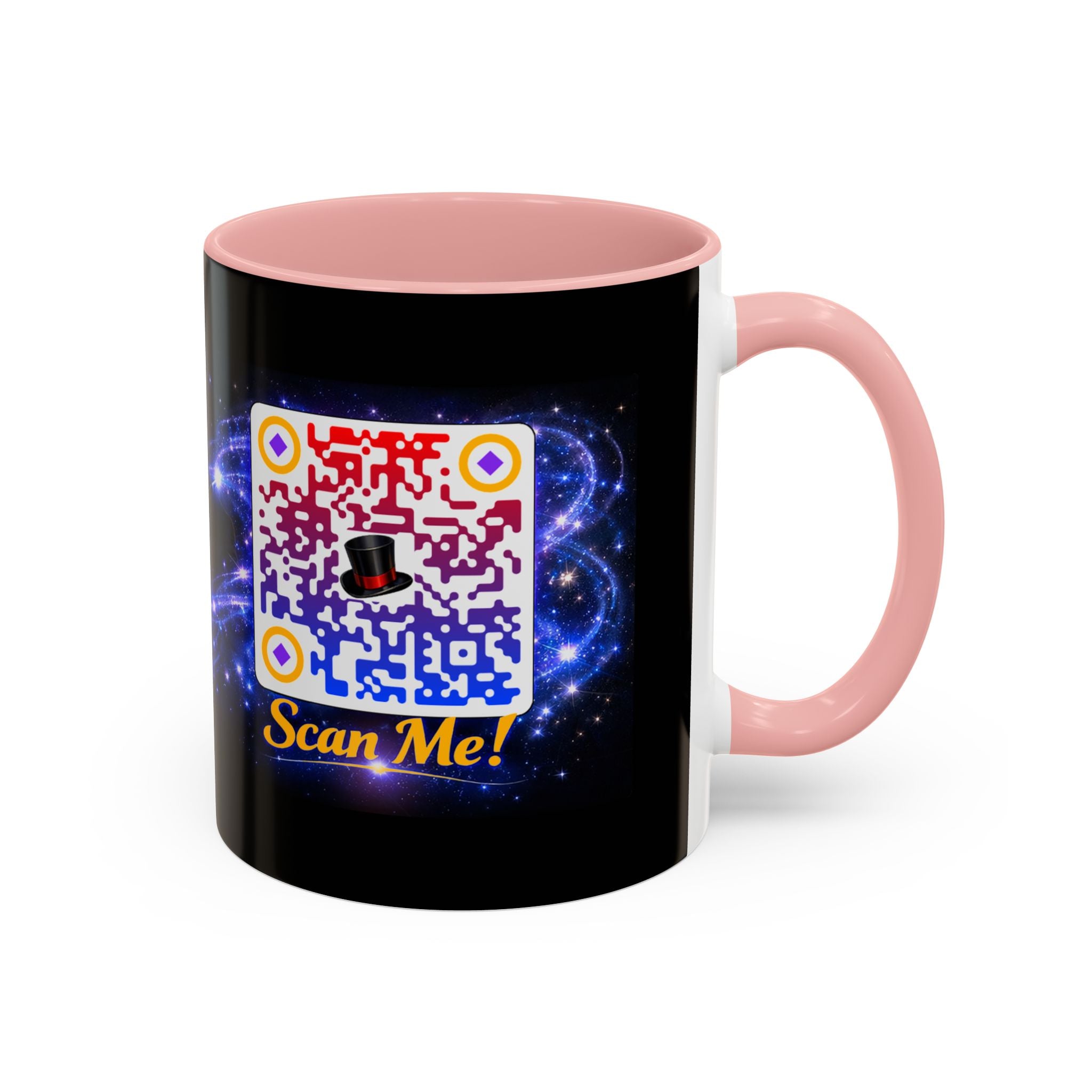 Magic QR Coffee Mug — 'Scan Me!' Mystical Barista Tea & Coffee Cup