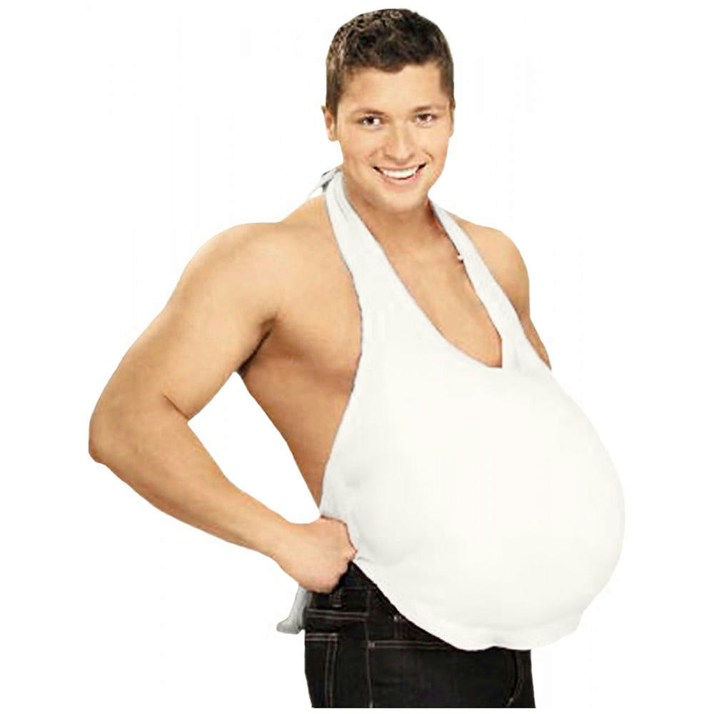 Stomach Beer Belly Pregnant Belly Stuffer Costume Undergarment Accessory by HalloweenStore.com