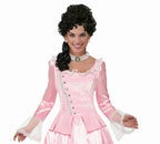 Colonial Maiden Pink Elegant Corset Adult Costume Dress by HalloweenStore.com
