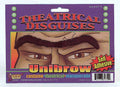 Black Self Adhesive Fake Unibrow Eyebrow by HalloweenStore.com