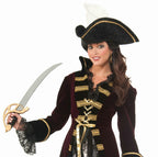Captain Morgana Buccaneer Adult Costume Size XS/S by HalloweenStore.com