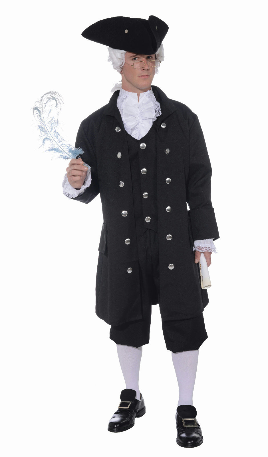 Founding Father Colonial President Washington Adult Costume by HalloweenStore.com